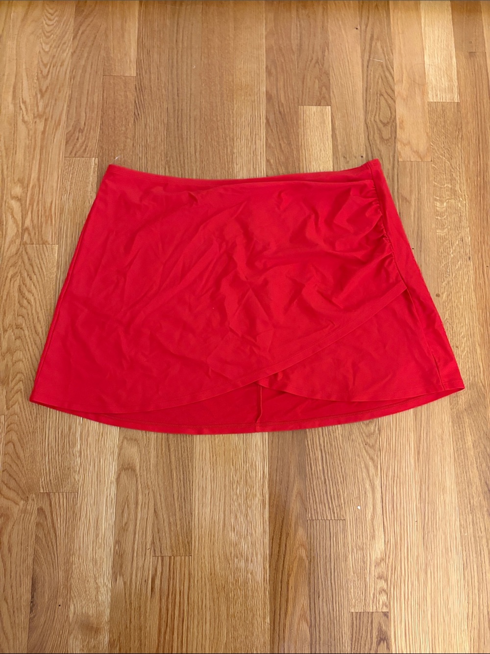 summersalt Red Swim Skirt Coverup